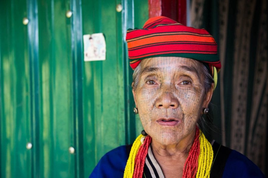 Chin State Myanmar Face Tattoos