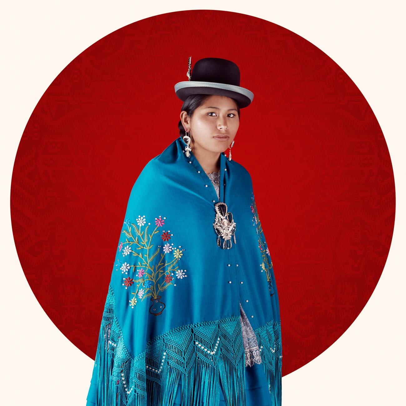 Portrait of a Cholita in La Paz