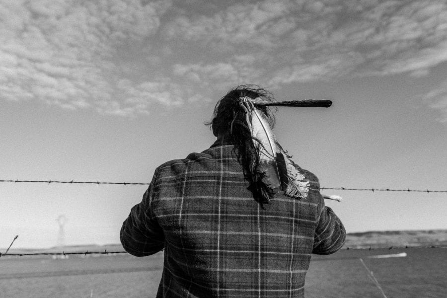 Indigenous Man Praying