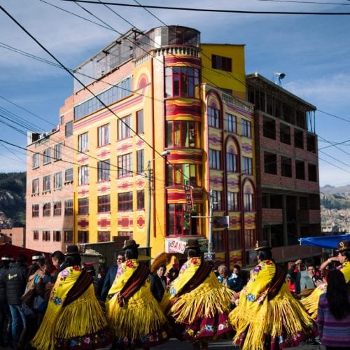 Dancers Arriving to a Party