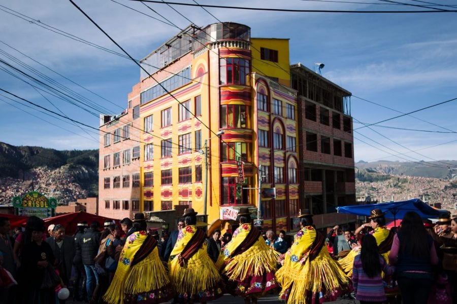 Dancers Arriving to a Party